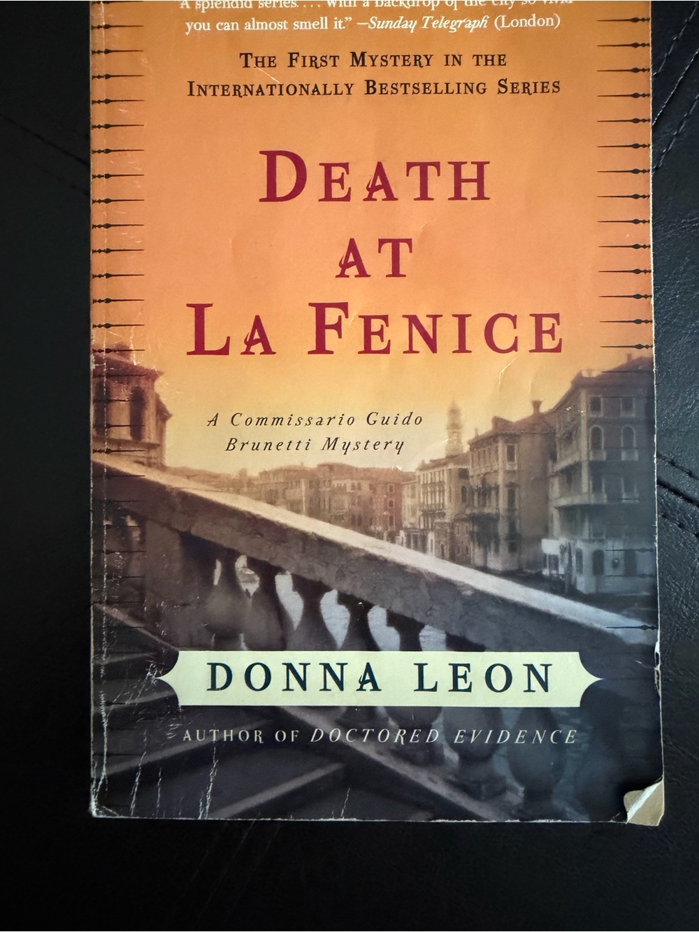 Death at La Fenice by Donna Leon Venice Murder Gripping Story Paperback Mystery